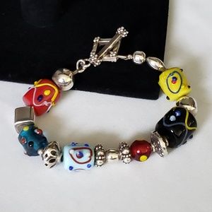 Sipalda Multi Bead Toggle Bracelet